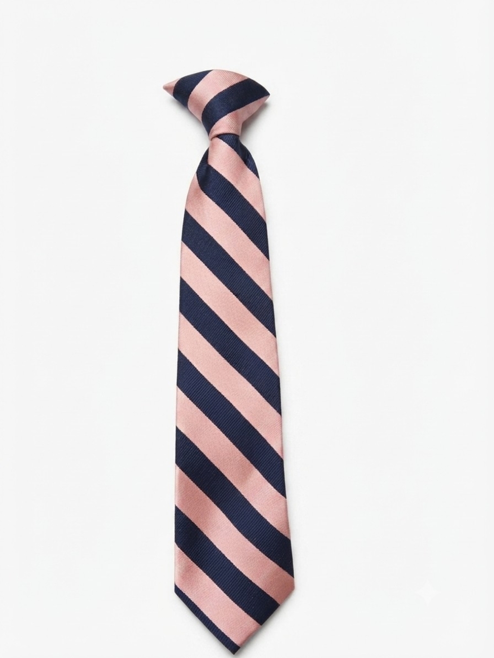 The Childrens Place Kids Pink and Navy Striped Tie